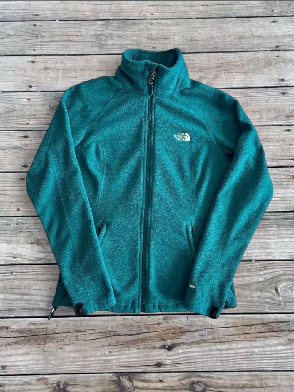 The North Face Women's Teal Full-Zip Fleece Jacket
